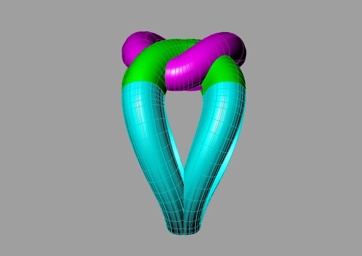 ring Chain Anello catena 3D print model_5