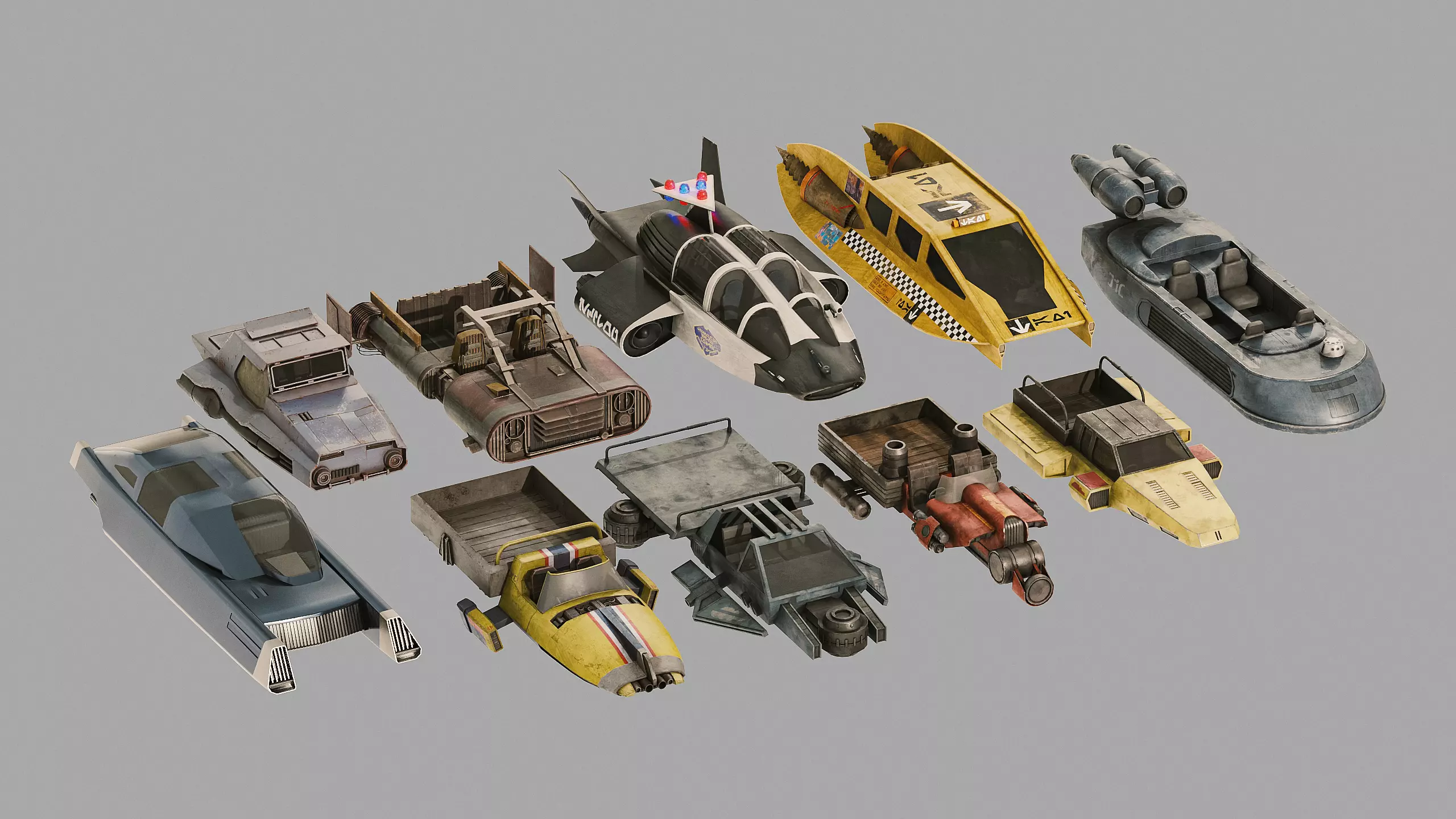 Ultimate Speeders Set Pack - Star Wars 3D Model Collection_0