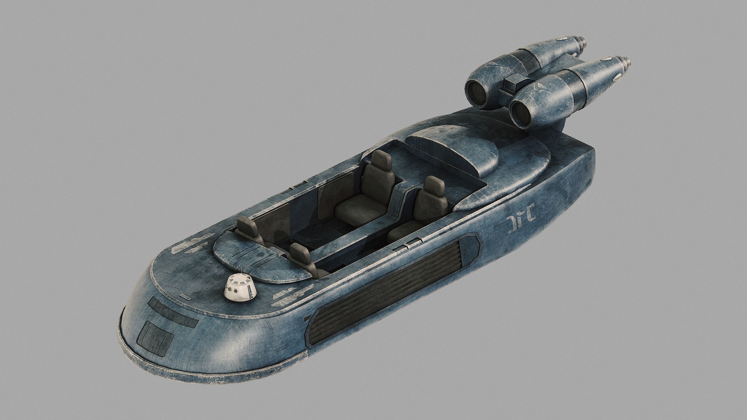 Ultimate Speeders Set Pack - Star Wars 3D Model Collection_3