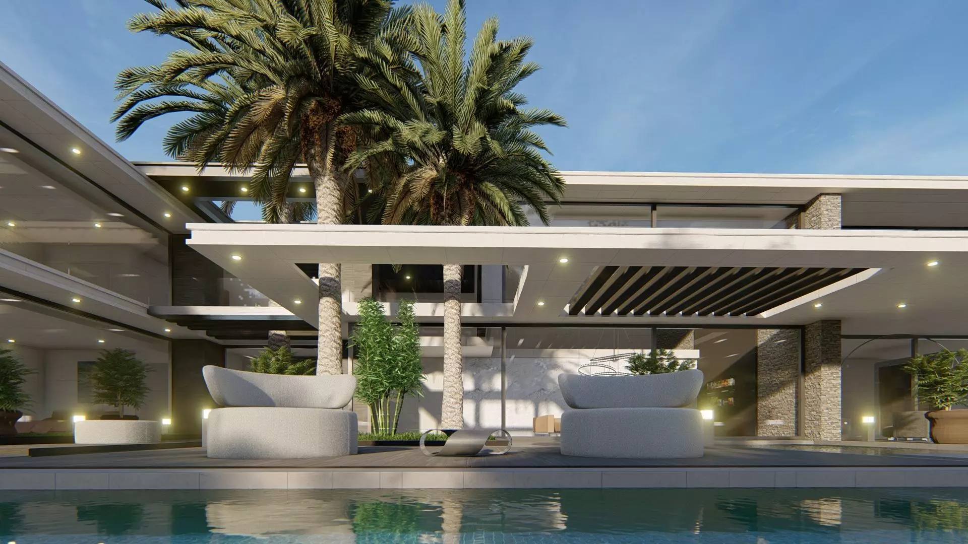 Tassadar Villa Exterior Design 3D model_20