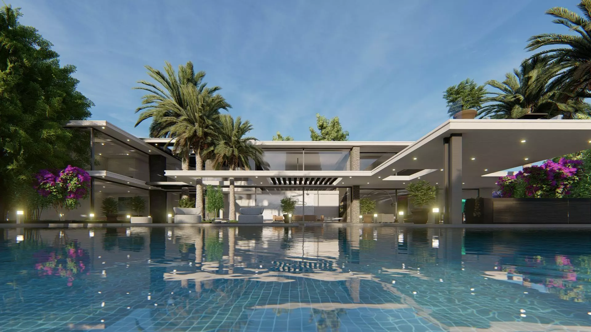 Tassadar Villa Exterior Design 3D model_9