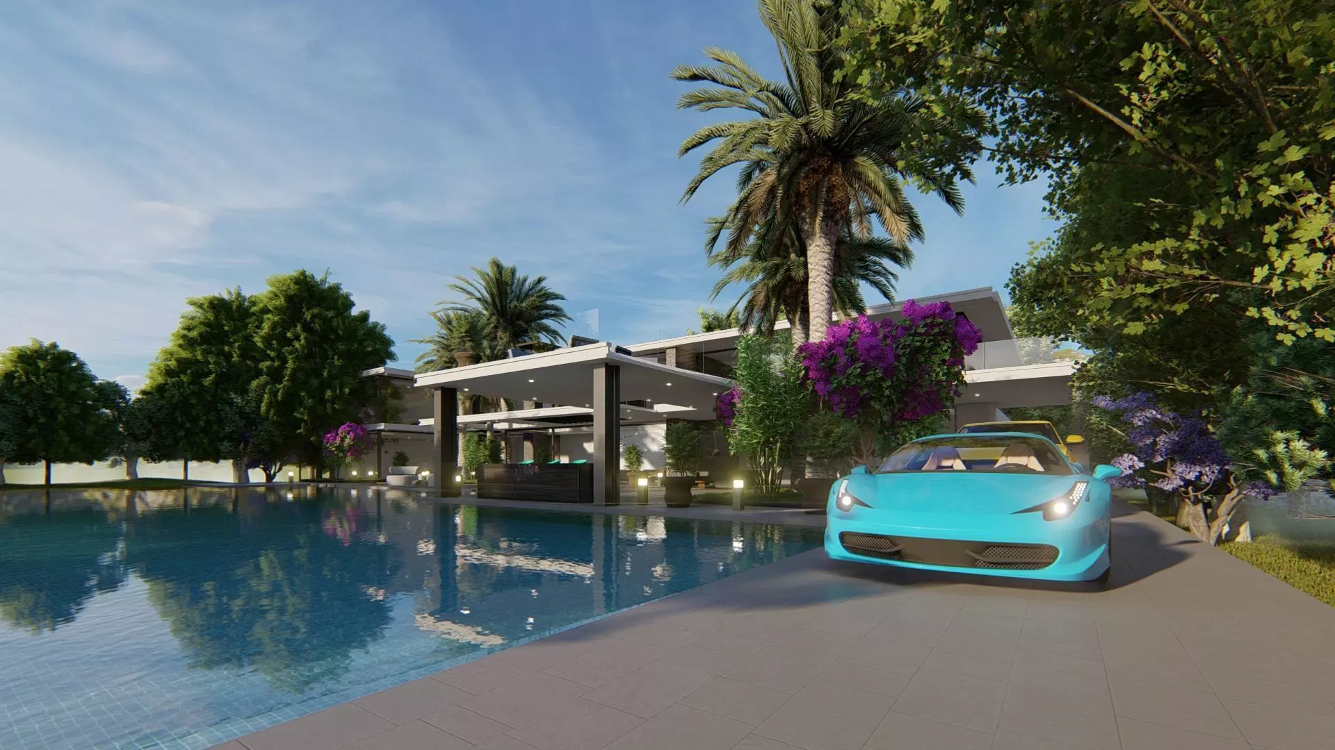 Tassadar Villa Exterior Design 3D model_14