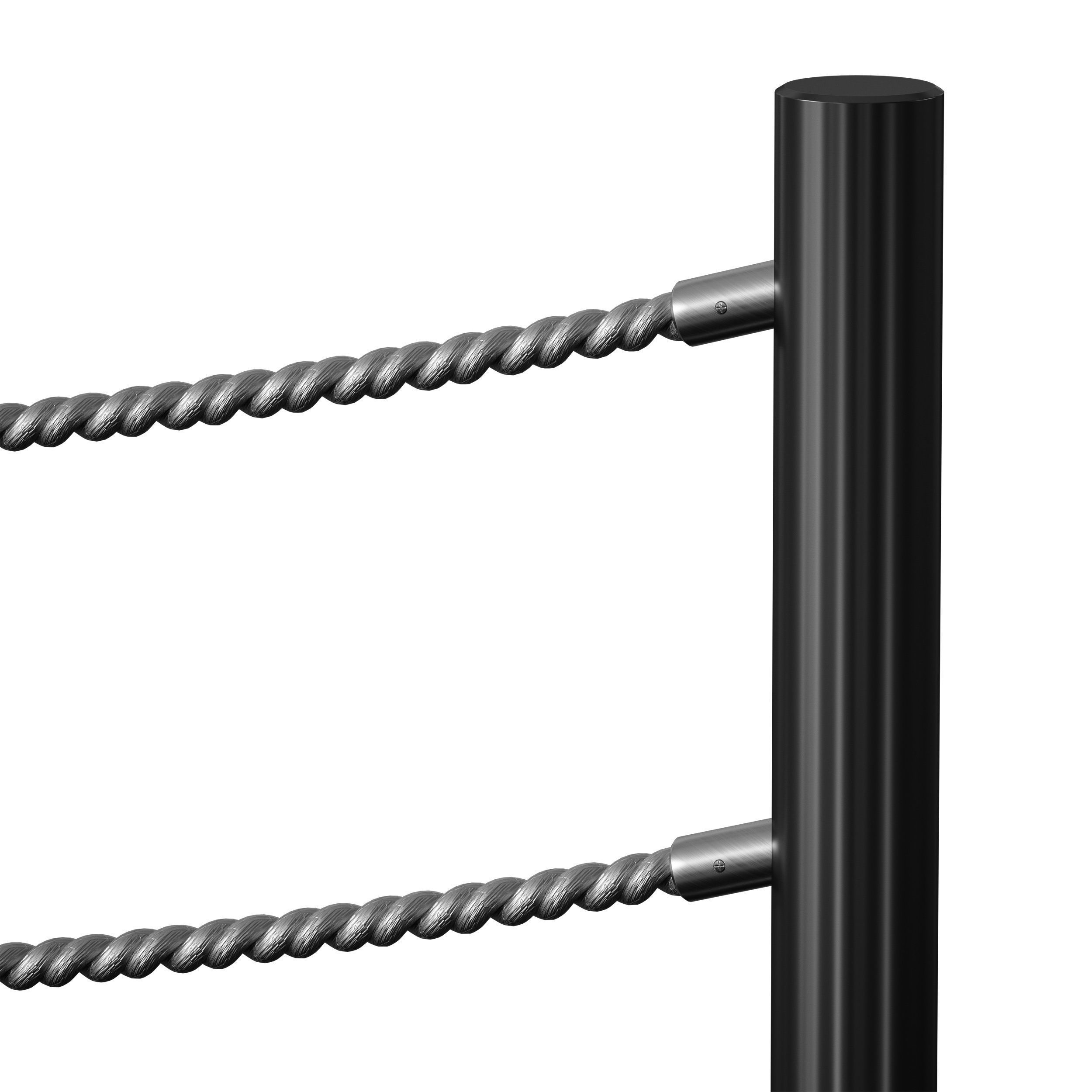 Rope fence constructor 3D model_11