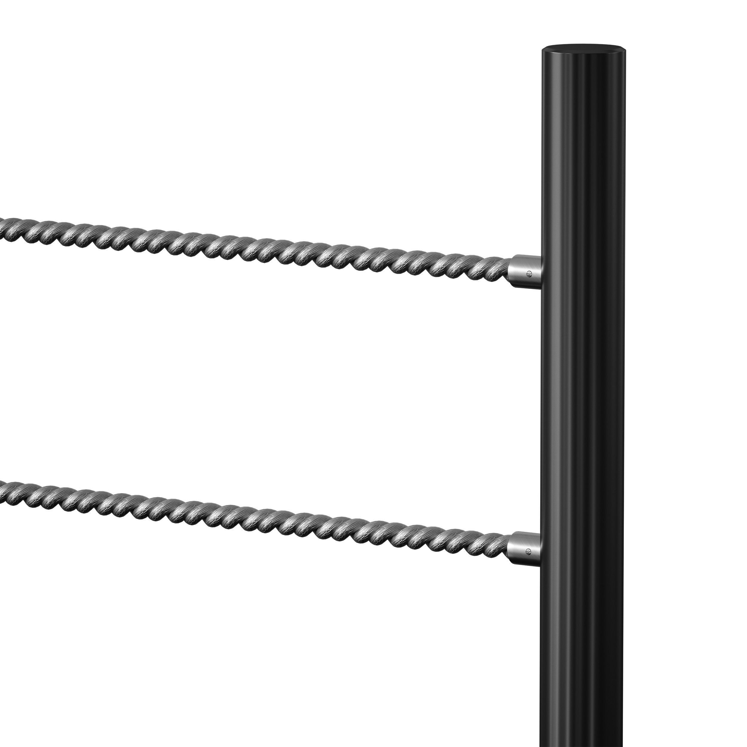 Rope fence constructor 3D model_16