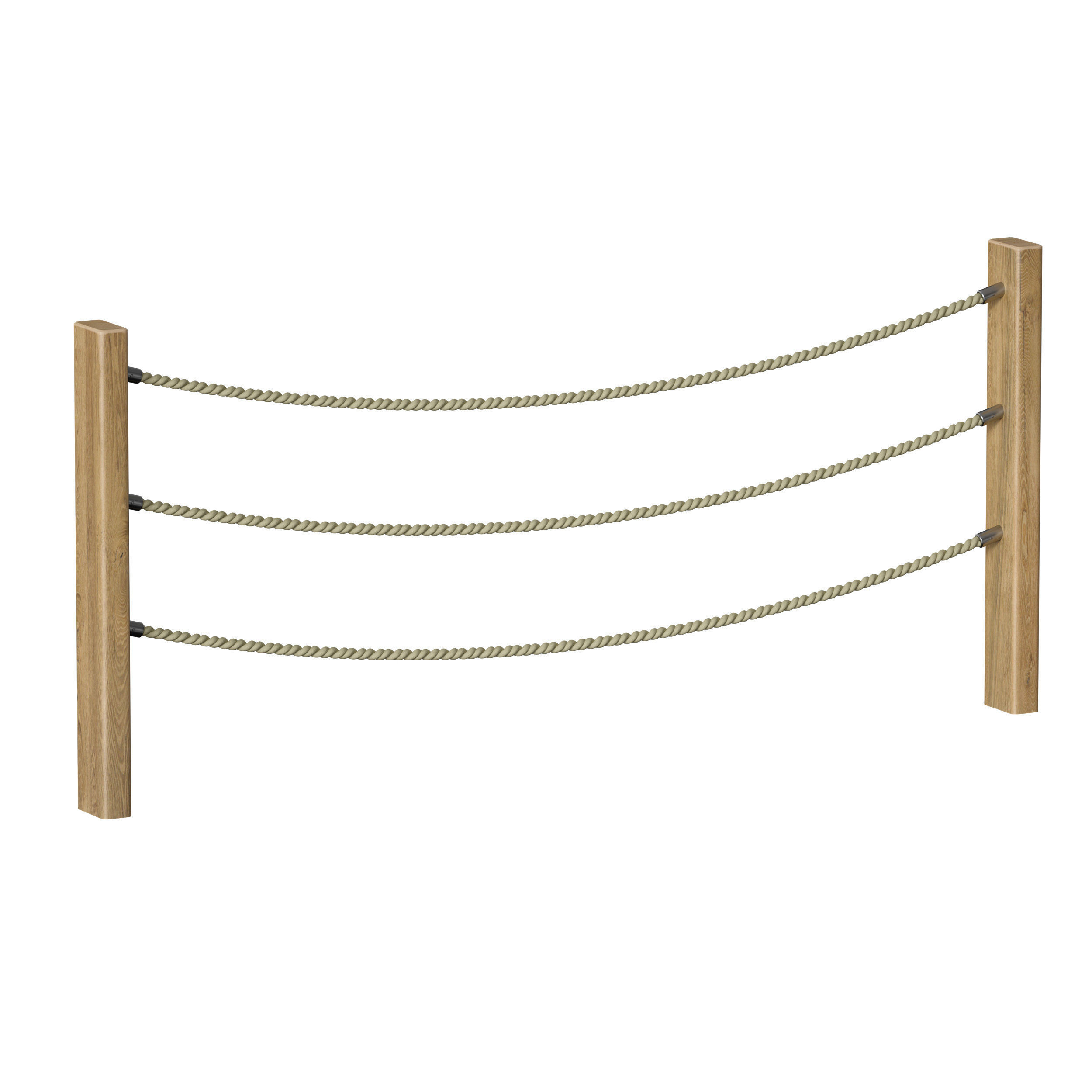 Rope fence constructor 3D model_7