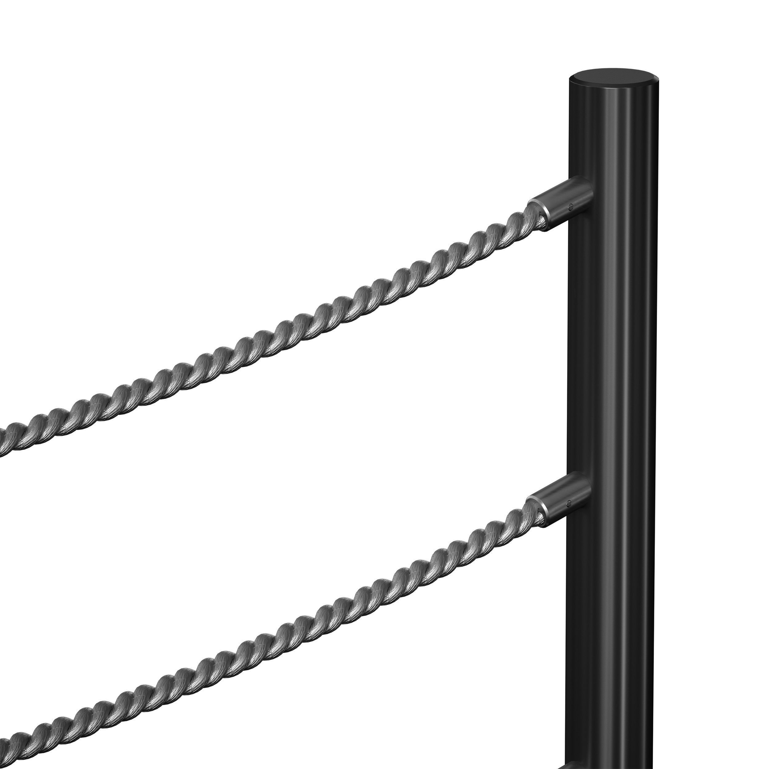 Rope fence constructor 3D model_10