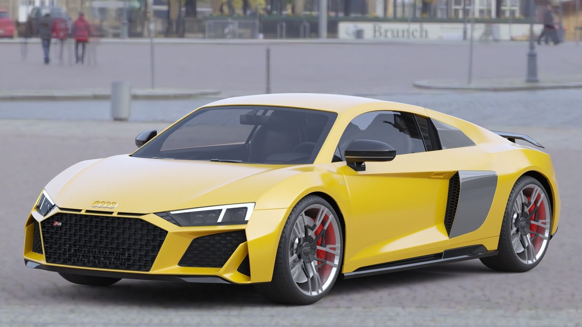 Audi R8 2019 3D model_9