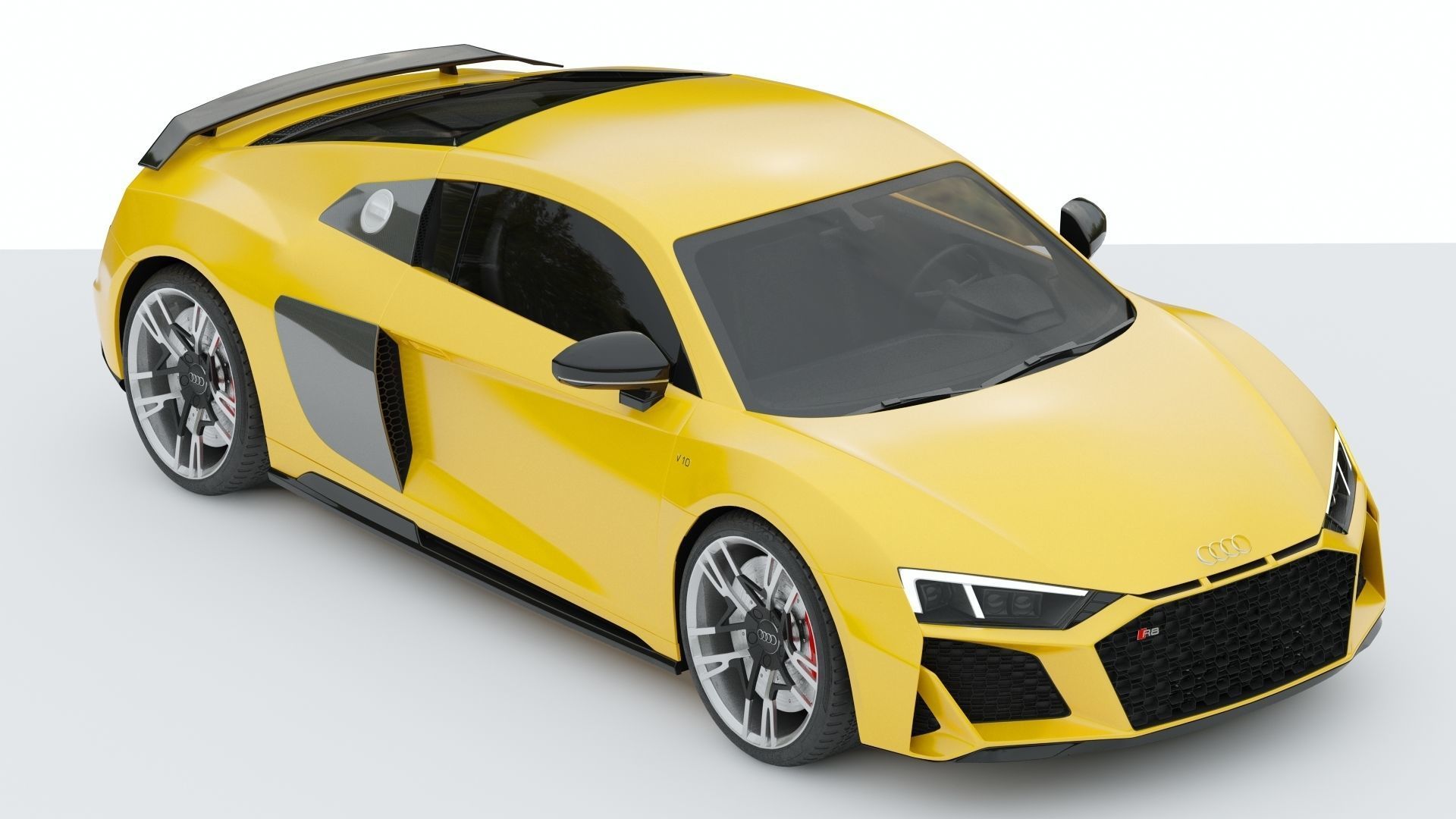 Audi R8 2019 3D model_6