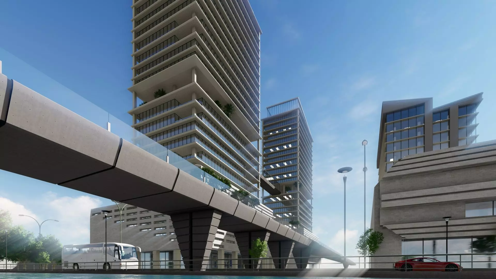 Artanis Buildings Exterior Design 3D model_18