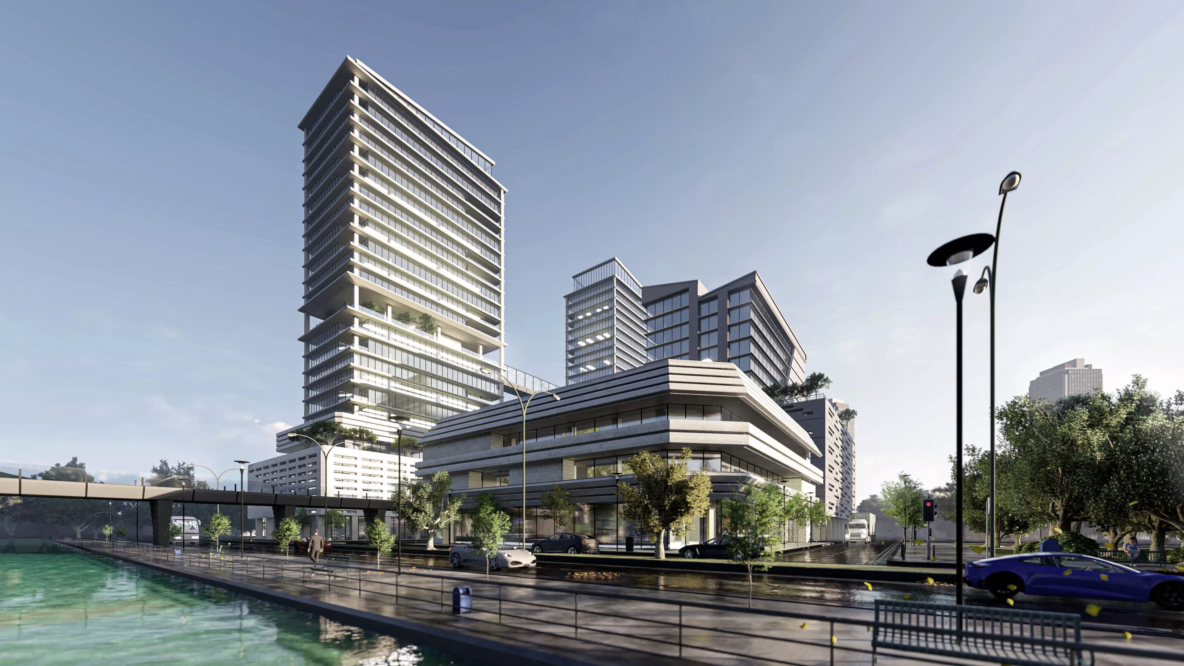 Artanis Buildings Exterior Design 3D model_0