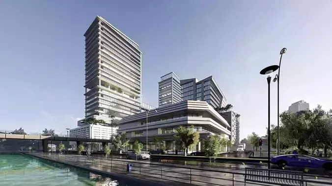 Artanis Buildings Exterior Design 3D model Artanis Buildings Exterior Design 3D model