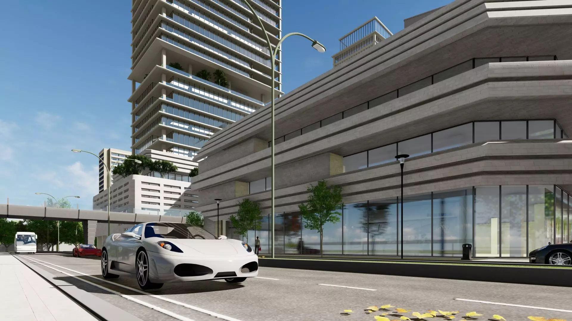 Artanis Buildings Exterior Design 3D model_10