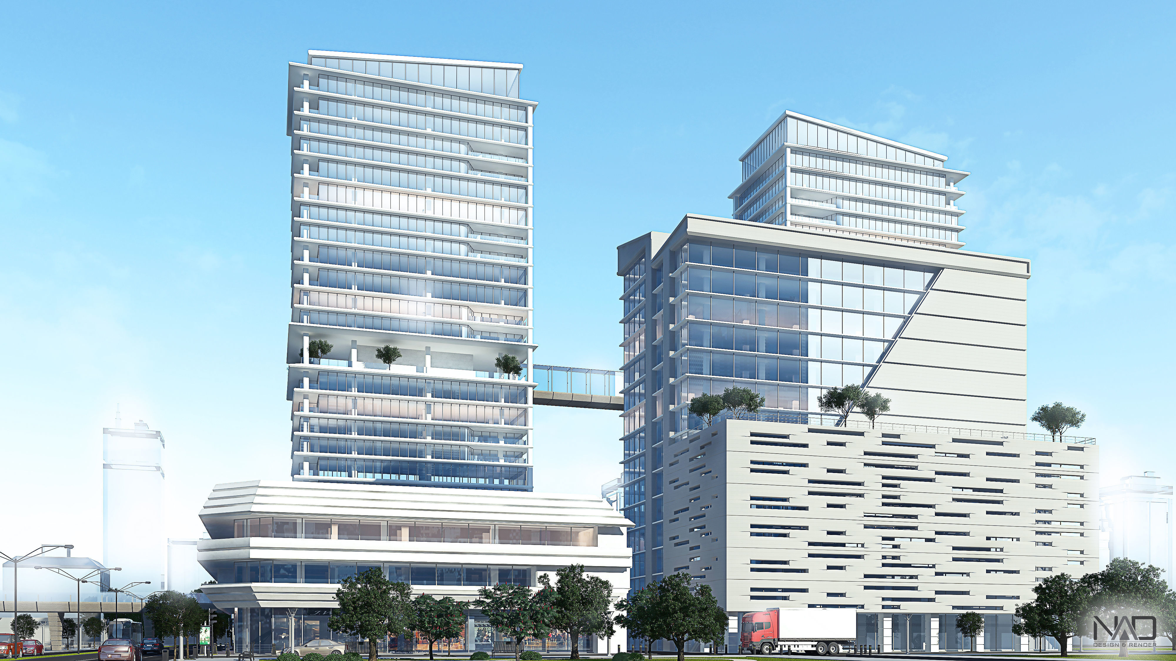 Artanis Buildings Exterior Design 3D model_5