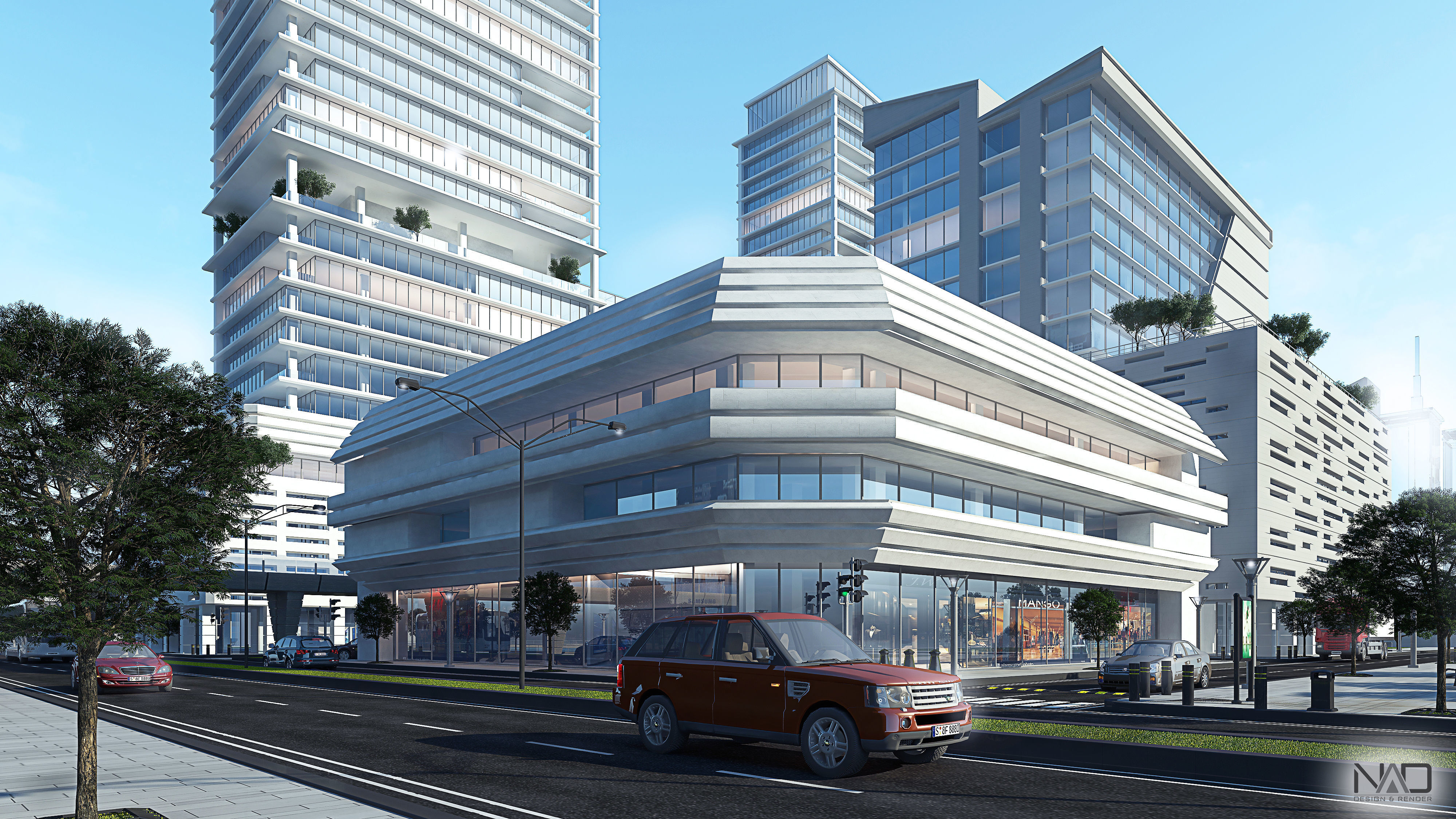 Artanis Buildings Exterior Design 3D model_3