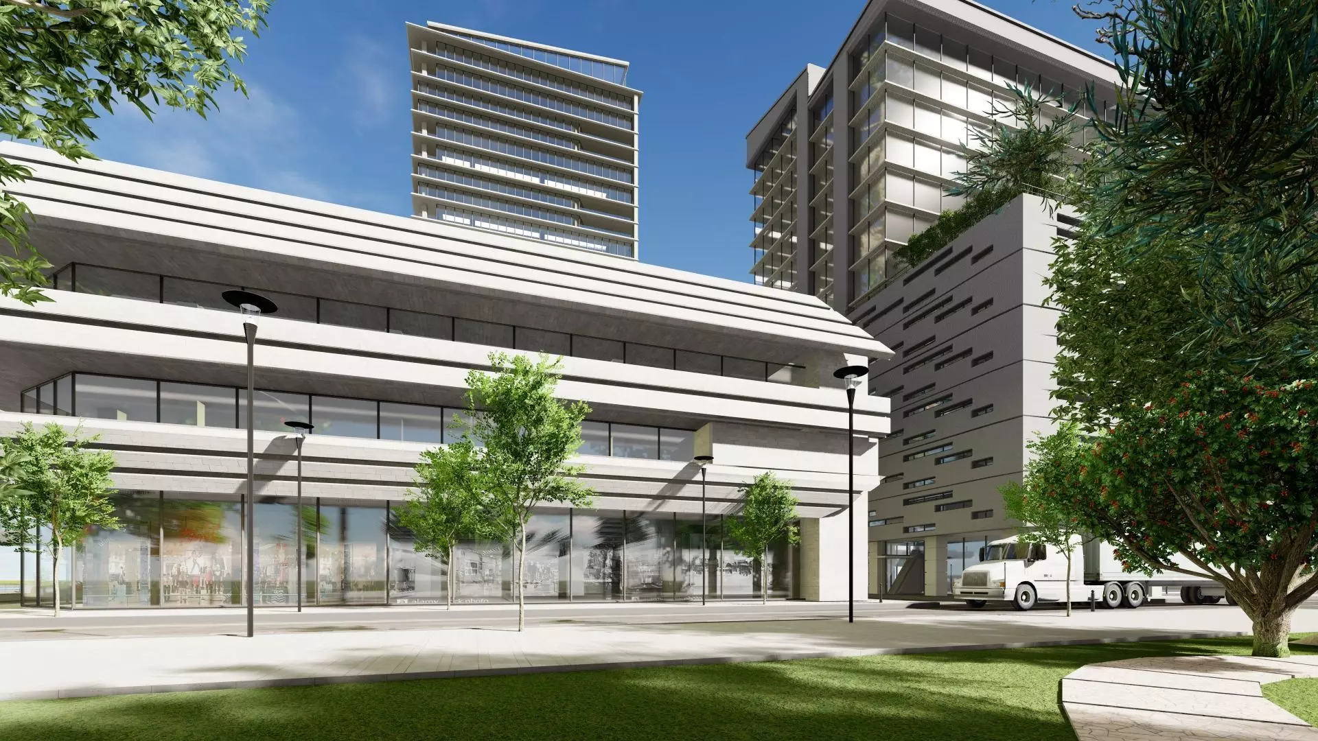 Artanis Buildings Exterior Design 3D model_17