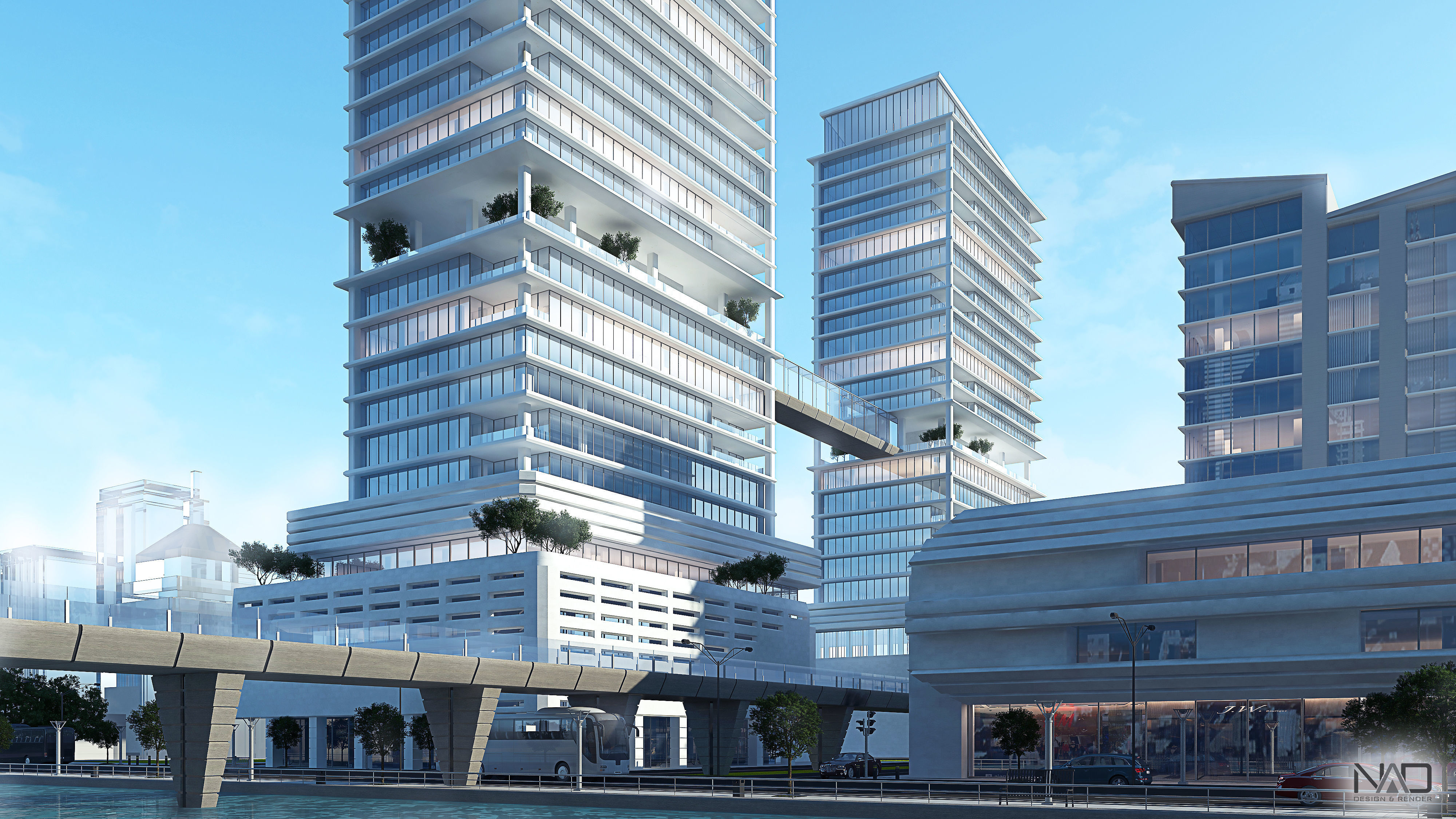 Artanis Buildings Exterior Design 3D model_4