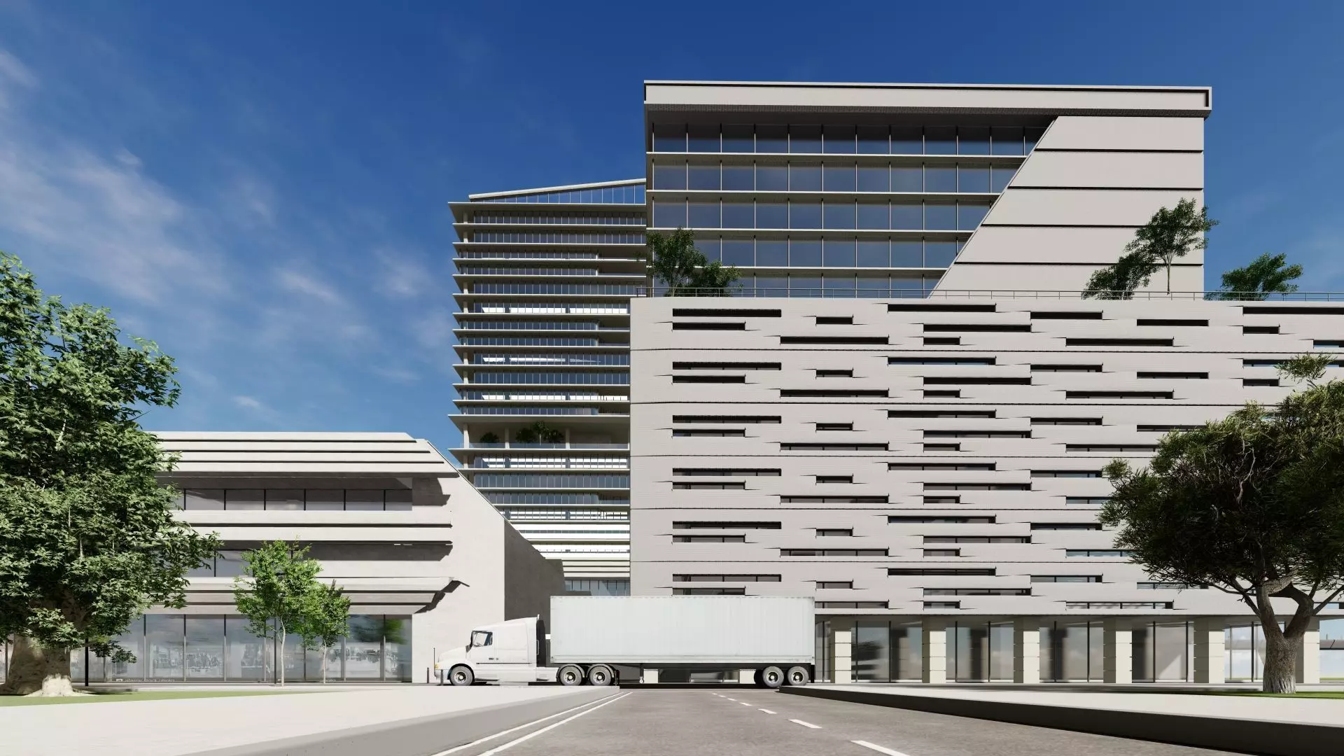 Artanis Buildings Exterior Design 3D model_16