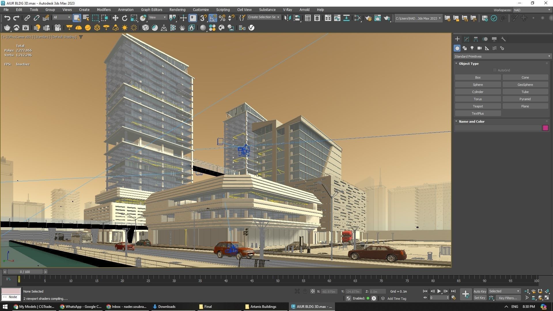 Artanis Buildings Exterior Design 3D model_7