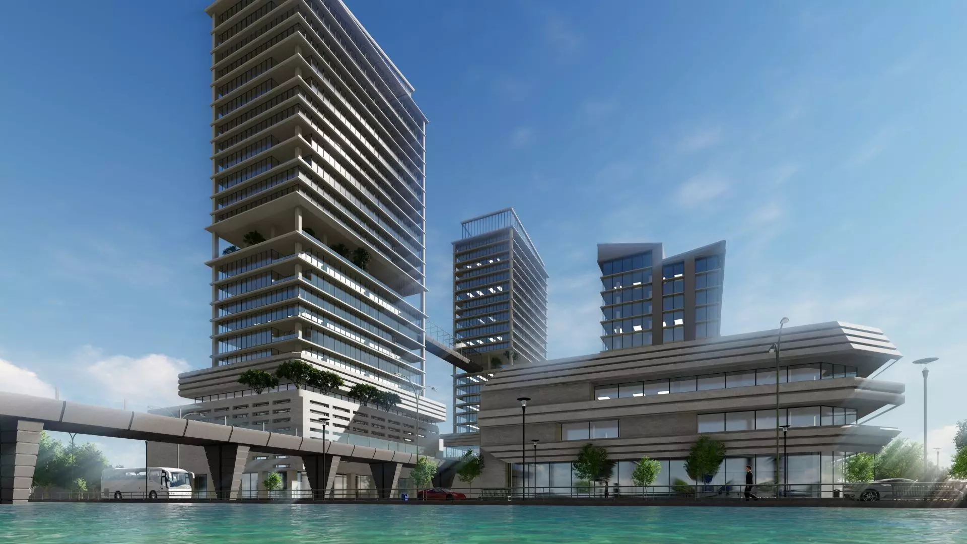 Artanis Buildings Exterior Design 3D model_15