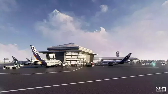 Selendis Airport 3D model