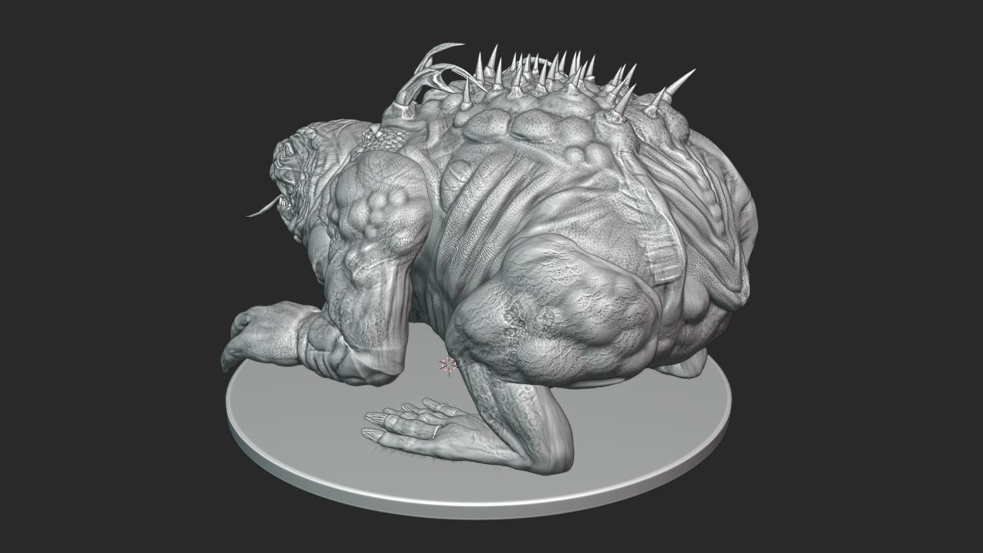 Giant Toad - Creature 3D Print 3D print model_2