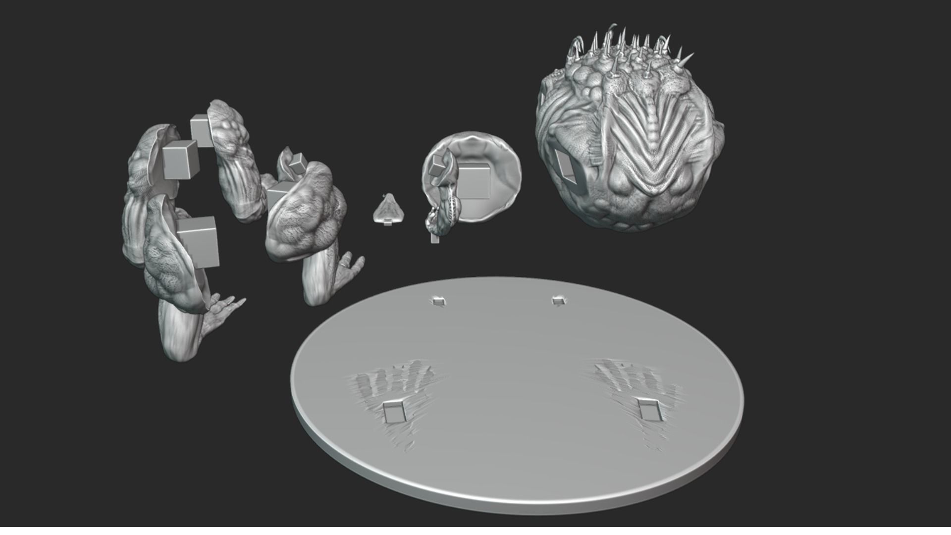 Giant Toad - Creature 3D Print 3D print model_1