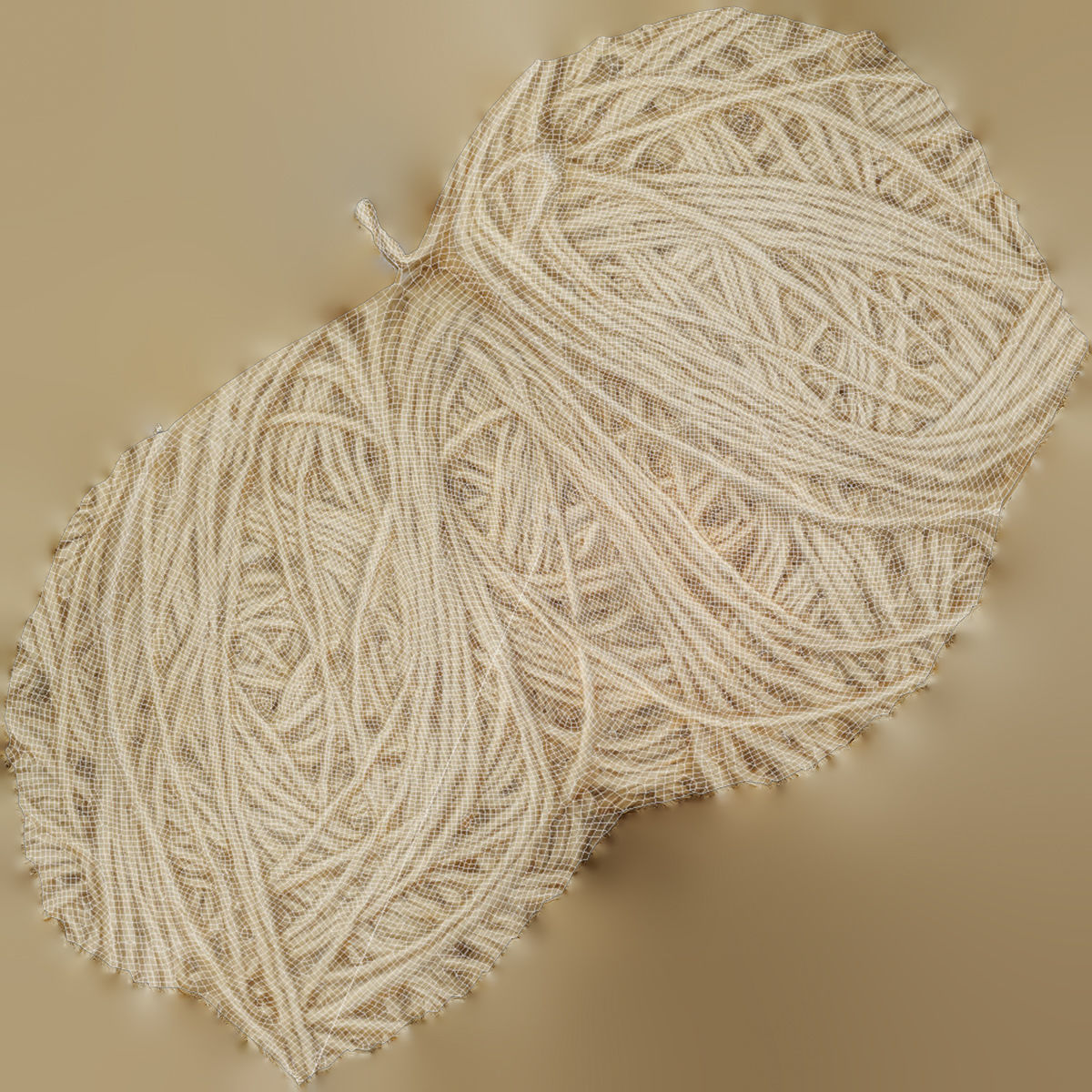 A ball of thread Low-poly 3D model_8