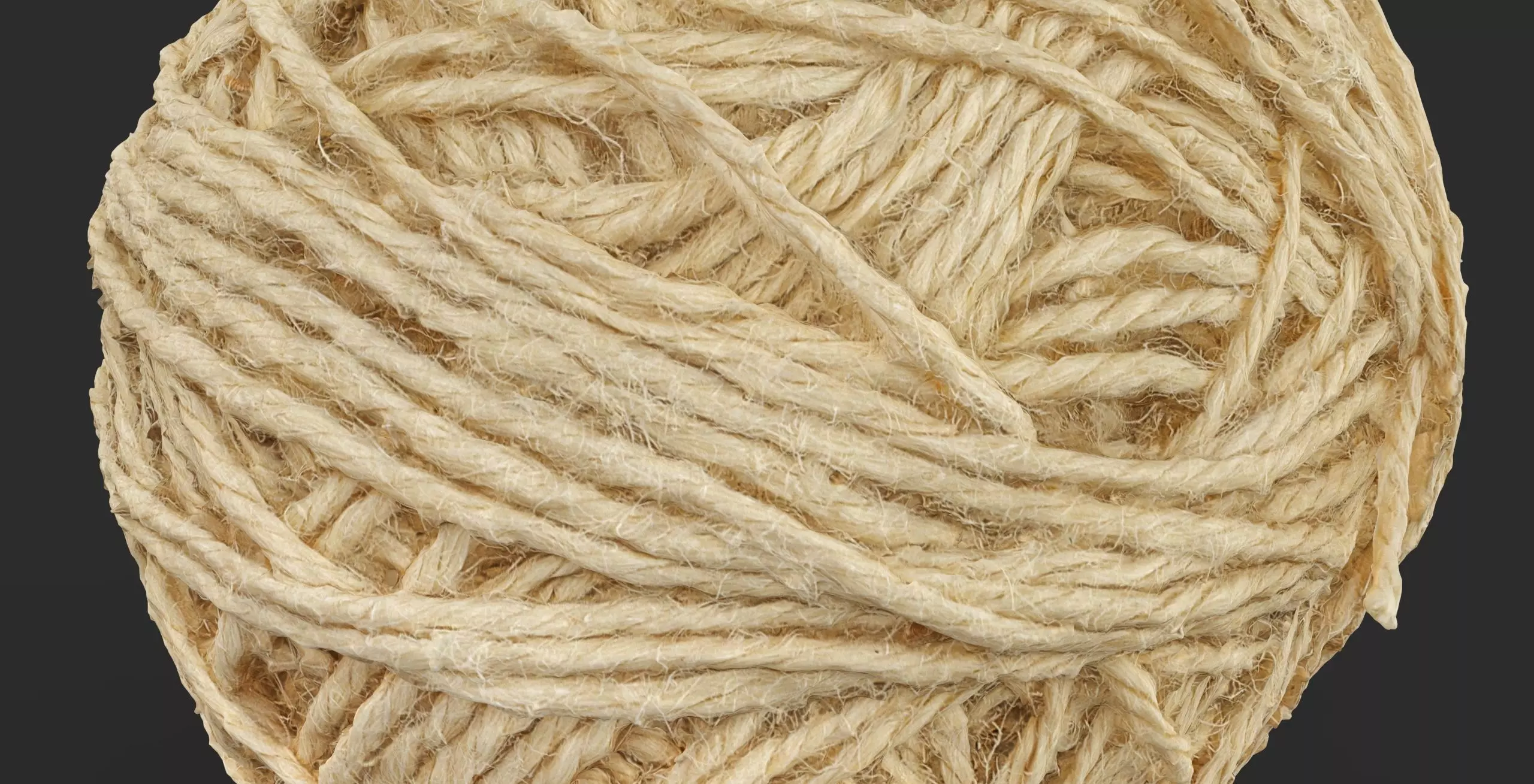 A ball of thread Low-poly 3D model_0