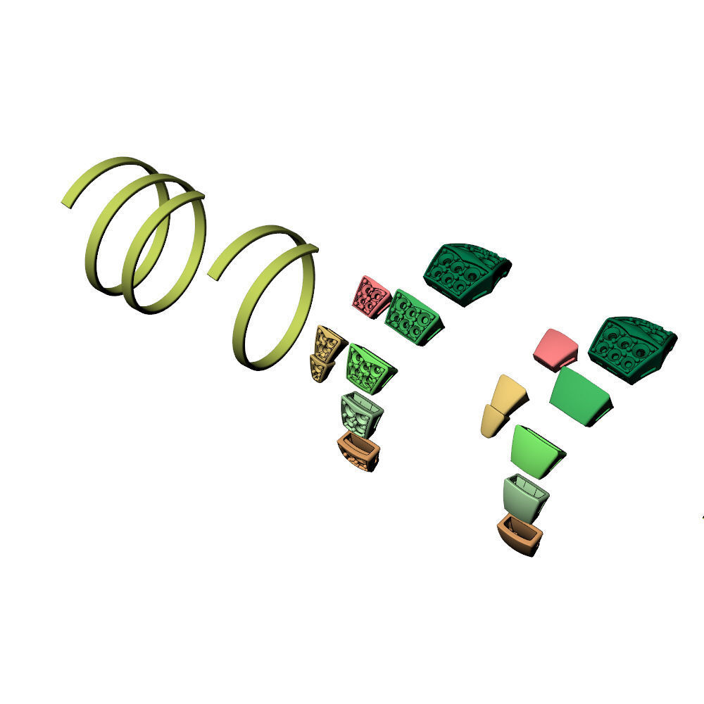 Snake Viper Ring  3D print model_14