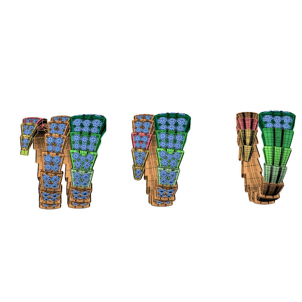 Snake Viper Ring  3D print model_10