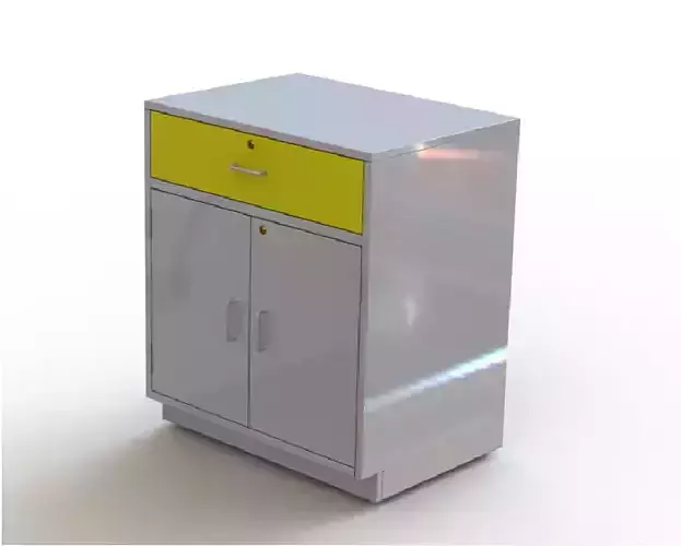 LAB FURNITURE CABINET ONE DRAWER TWO SHUTTER 
