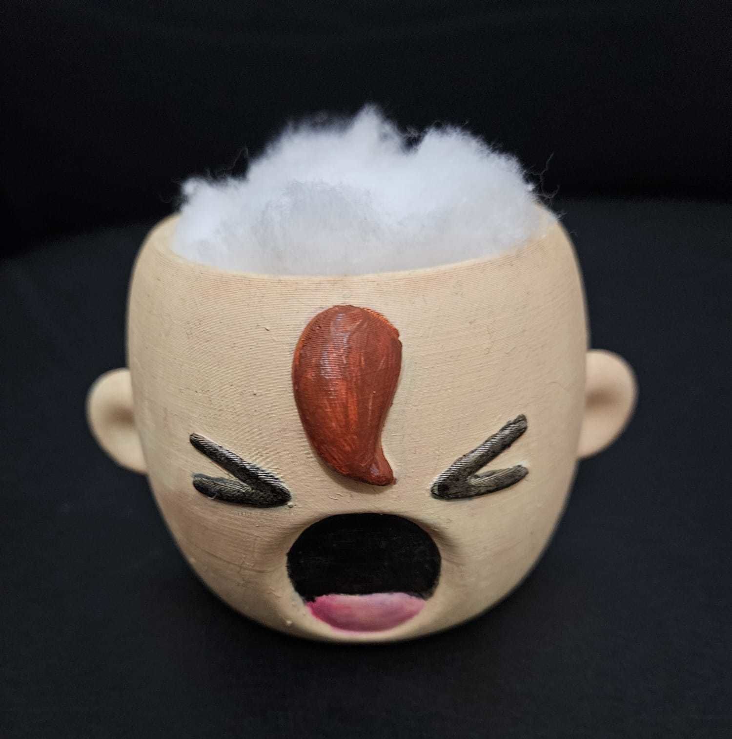 Baby Crying Pot 3D model 3D printable | CGTrader