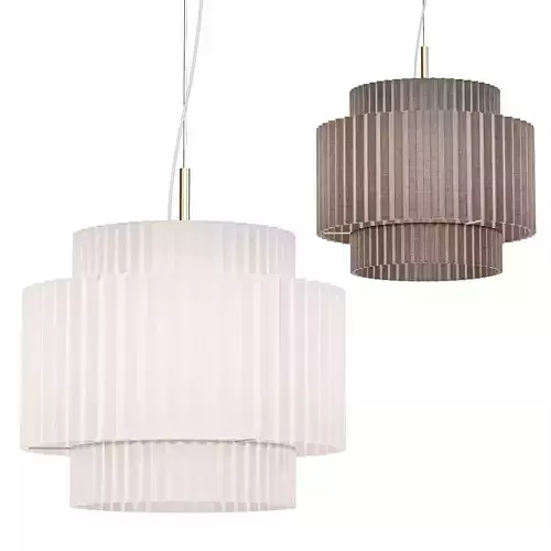Pleated Shade LED Pendant