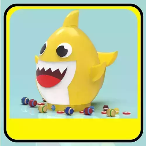 Baby Shark piggy bank or easter egg