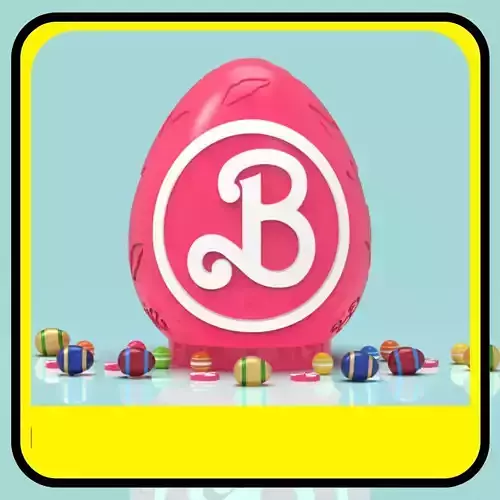 Barbie piggy bank or easter egg