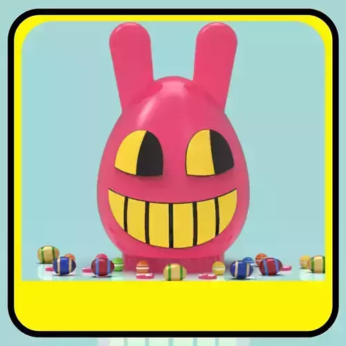 Jax Digital Circus piggy bank or easter egg