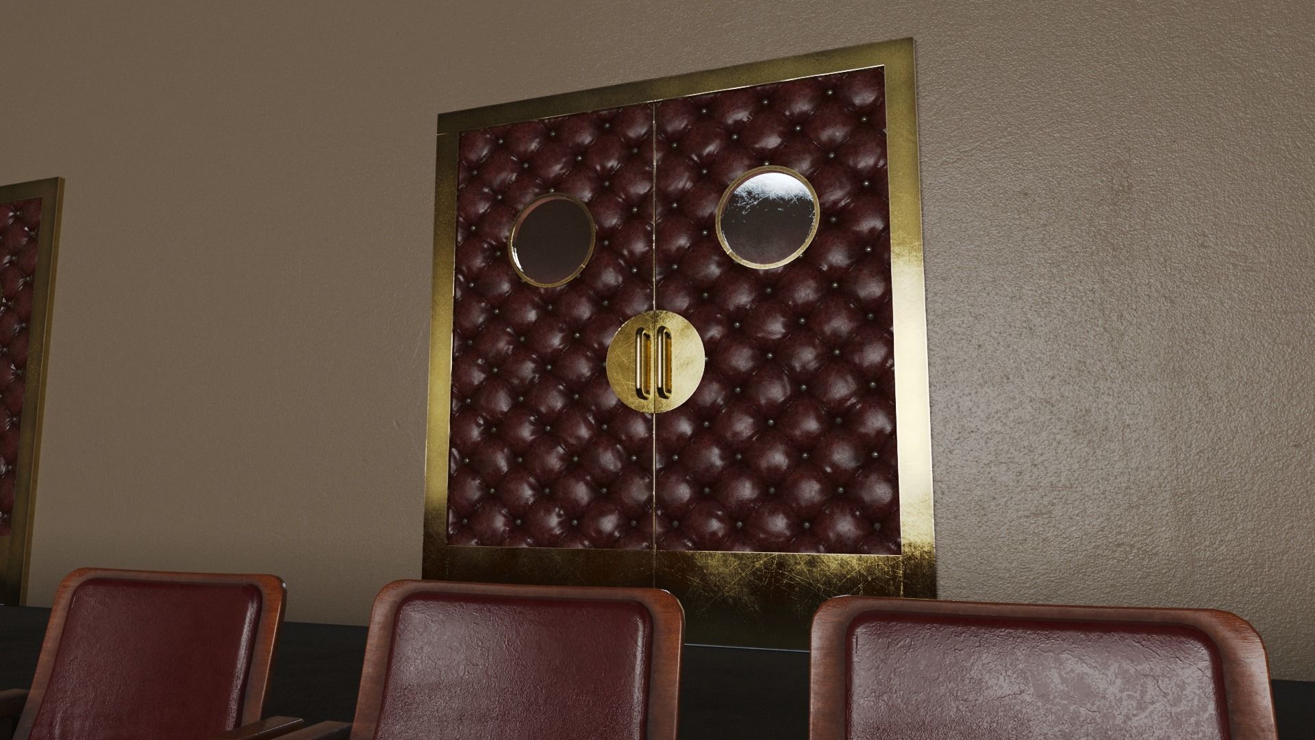 Movie Theater Classic Interior 3D model_15
