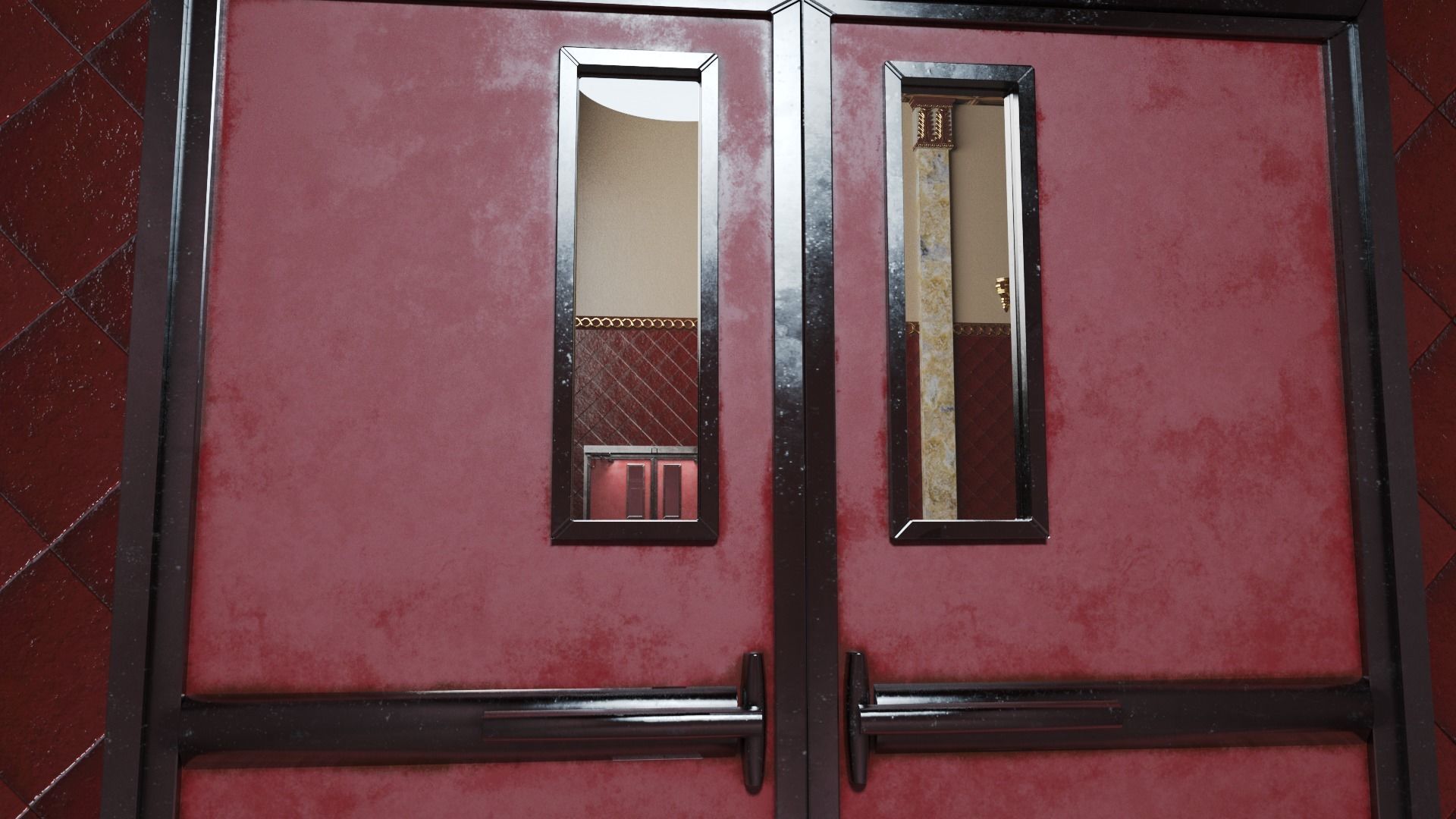 Movie Theater Classic Interior 3D model_6