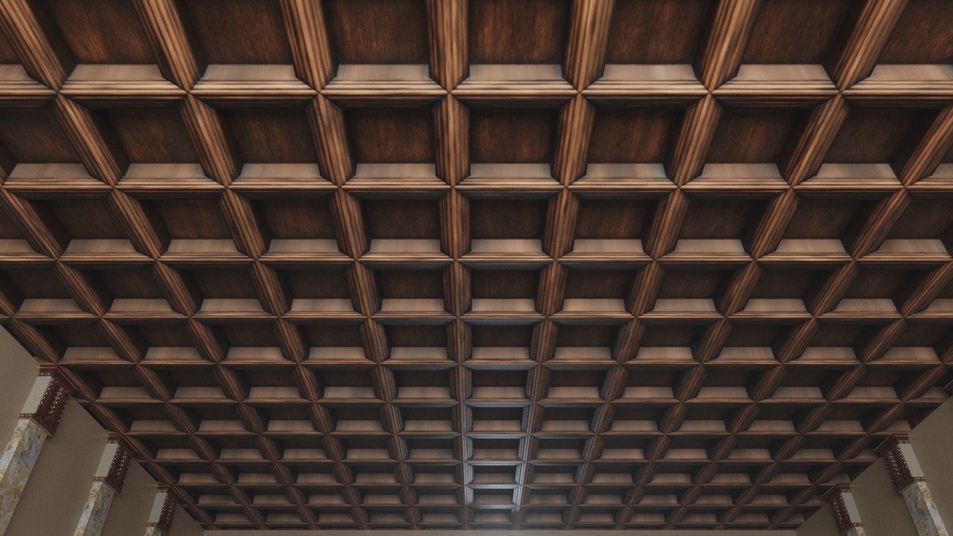 Movie Theater Classic Interior 3D model_18