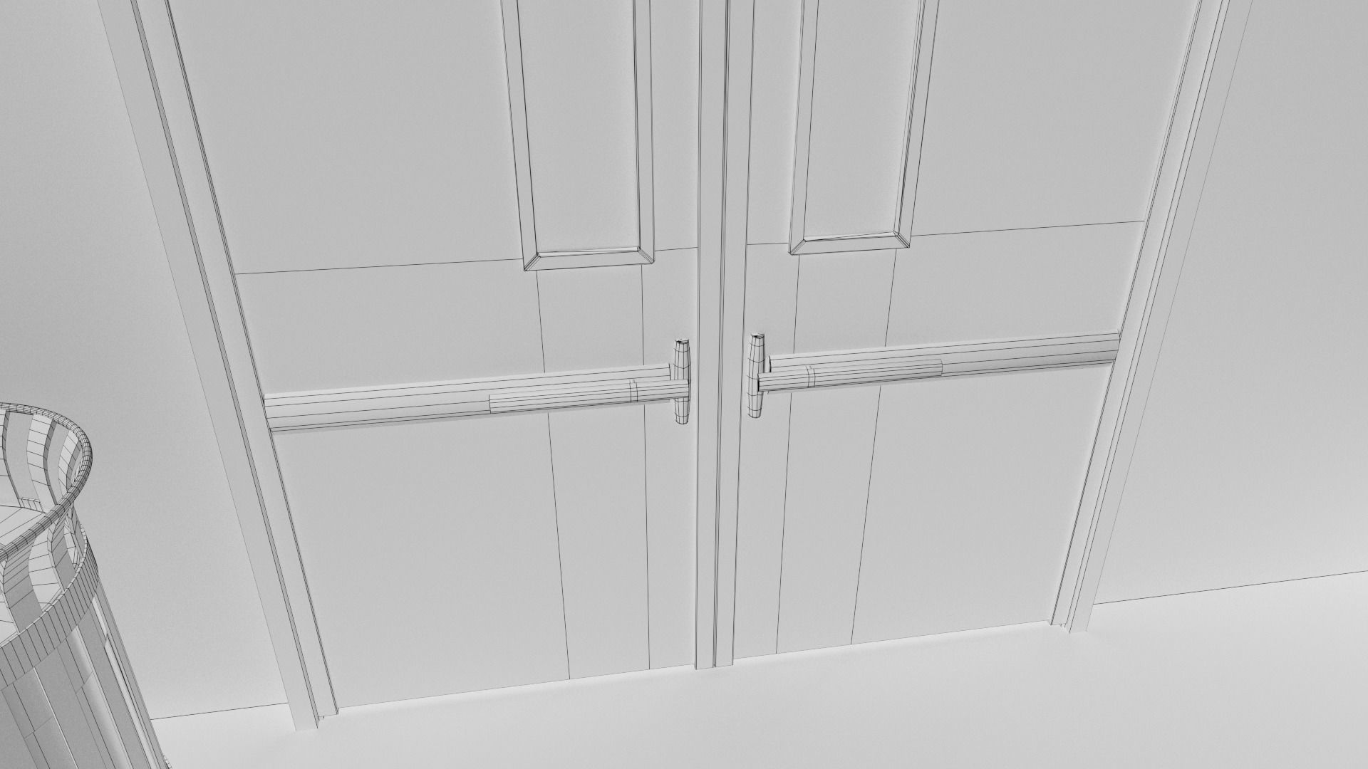 Movie Theater Classic Interior 3D model_45