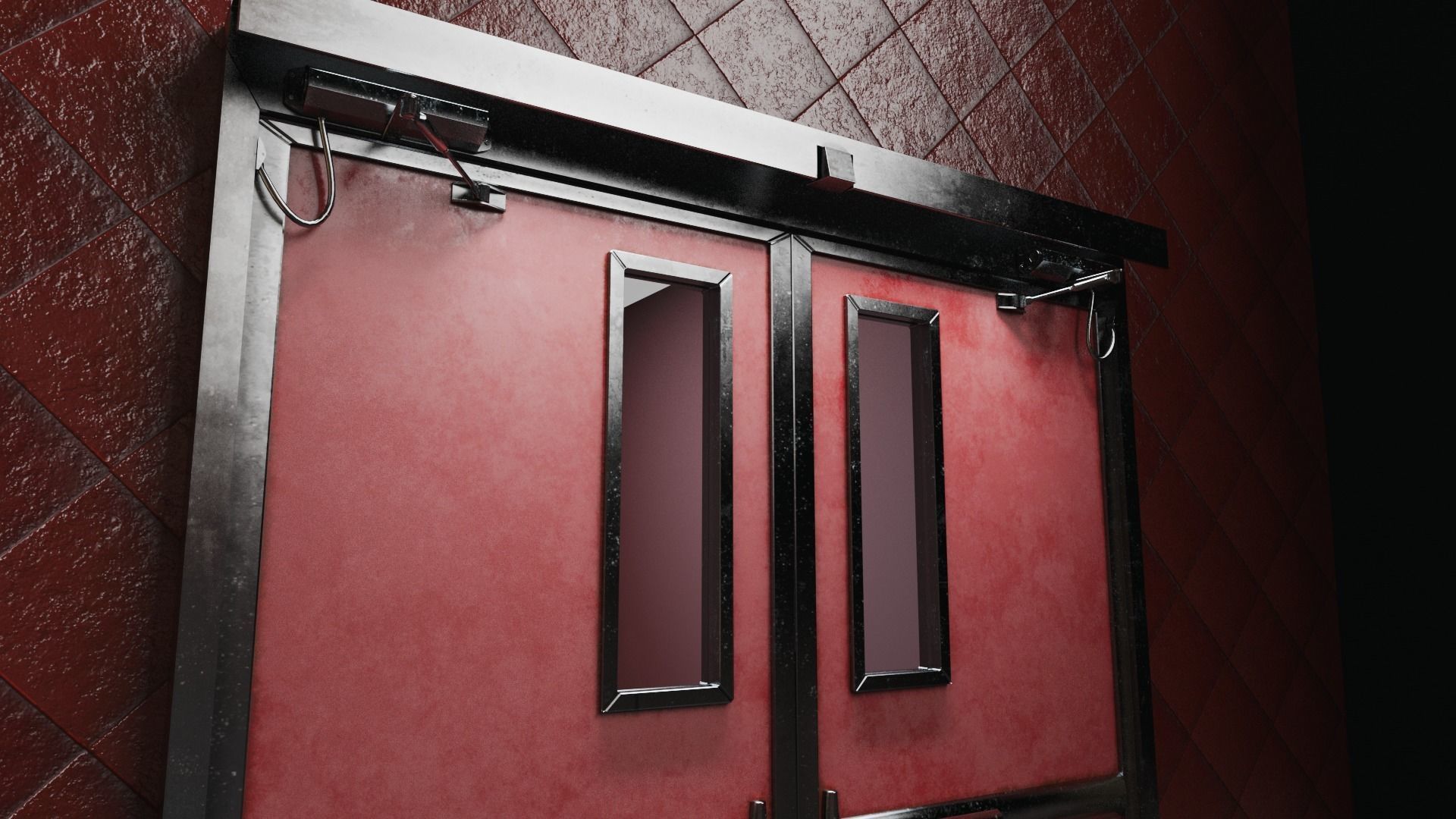 Movie Theater Classic Interior 3D model_9