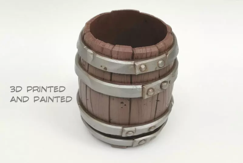 Barrel box 3D print model