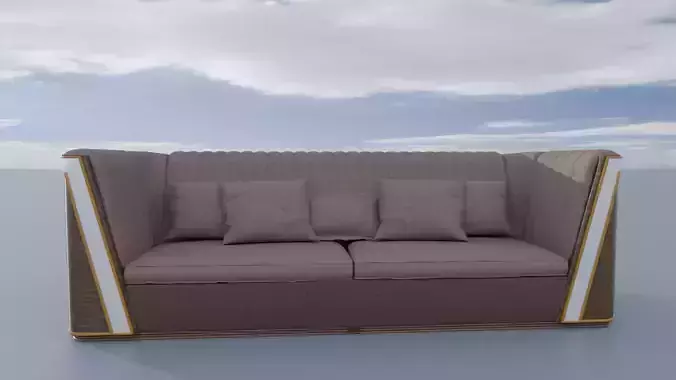 Royal Comfort Haven Sofa 3D model
