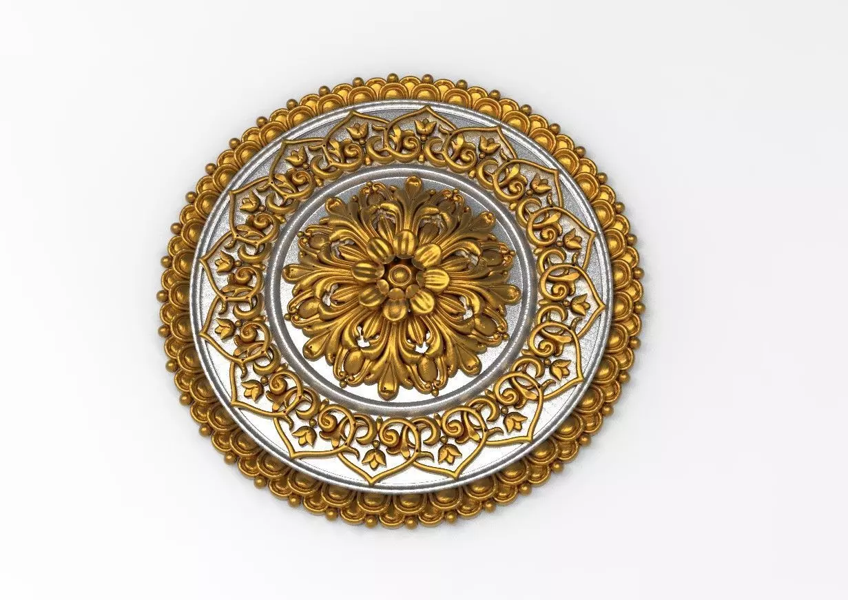 Sculpture project for decorative works Low-poly 3D model_0