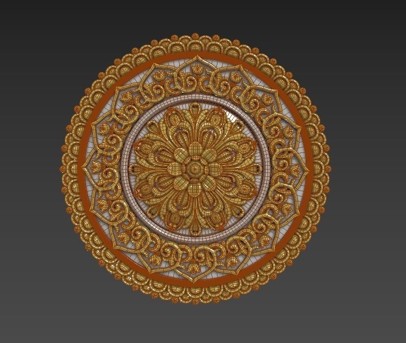 Sculpture project for decorative works Low-poly 3D model_3