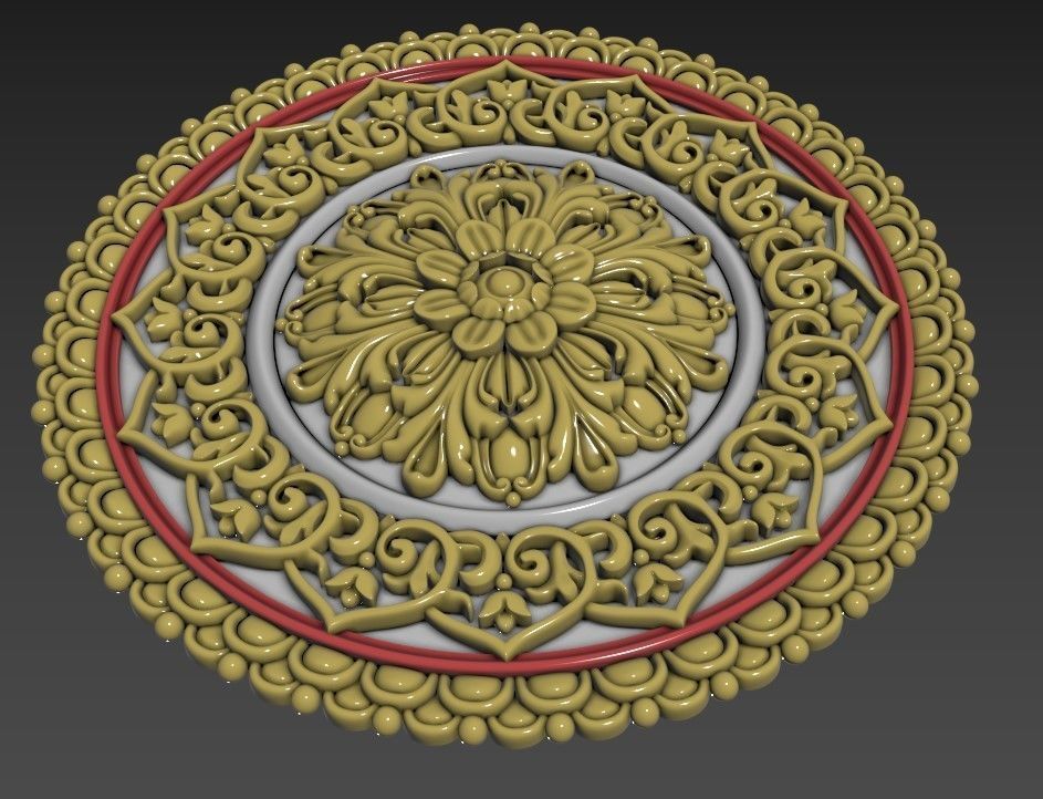 Sculpture project for decorative works Low-poly 3D model_4