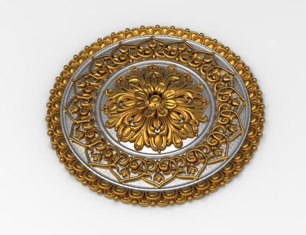 Sculpture project for decorative works Low-poly 3D model_2