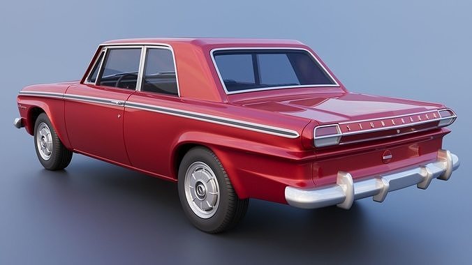 Studebaker Daytona 2 Door 1964 3D print model 5