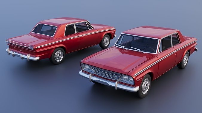 Studebaker Daytona 2 Door 1964 3D print model 2