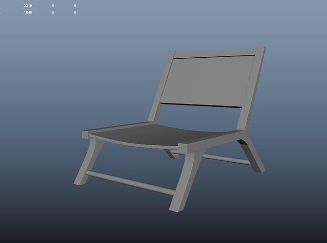 Chair 3d Model with Uv 3D model